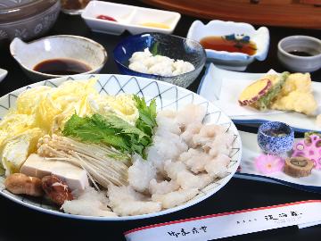 ≪夏季限定≫【黄金出汁】で食べるハモちりコースプラン［1泊2食付］