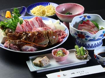【1泊2食◆ロブスターの贅沢鍋】豊福名物★プリップリのロブスターを寄せ鍋に！〆は麺で♪