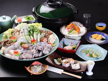 【3年とらふぐフルコース・1泊2食付】まさにとらふぐ尽くし！ふぐ三昧♪
