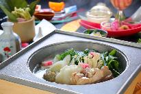 【全国旅行支援:1/10～6/30】【直前割：リーズナブルプラン】上田屋特製鶏のみぞれ鍋プラン！≪2食付き≫