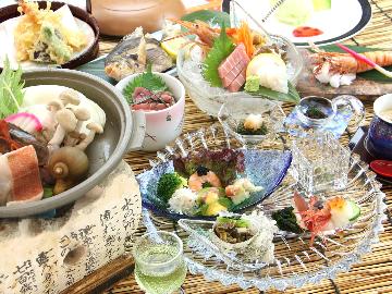【海散歩-umisanpo】スタンダード海鮮会席コース！三陸海岸の新鮮魚介を満喫[一番人気]