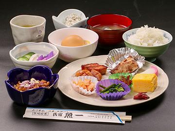【朝食付】魚一定番の朝定食付きのプラン♪観光・ビジネスの拠点にご利用下さい(^^♪