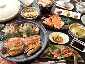 至福のかぎりを尽くす！味にボリュームに大満足まちがいなし♪【ずわいがに２杯フルコース】