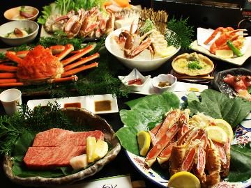 【蒸し蟹お1人様1杯付☆蟹フルコース】とことん追求した蟹のおもてなし♪さらに但馬牛・・・