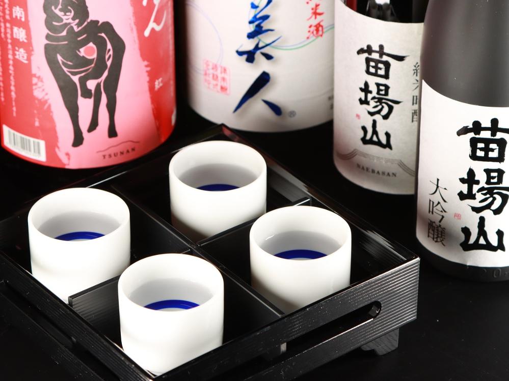 地酒飲み比べ◆津南町の地酒をご用意！米どころ新潟のおいしいお酒と料理を堪能するプラン