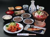 【2食付き・ビジネス定食】今日もお仕事お疲れ様でした。ボリューム満点の手作り定食で♪