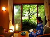 ◆離れ～特別室～◆【福島牛のすき焼き】“薬師の湯”と和庭園を満喫するプレミアムステイ