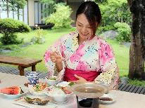 《お盆限定》【季節の和会席】国産牛の陶板焼きと旬の和会席！和庭園と露天風呂で癒やしの休日☆