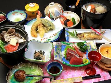【夕食付】会津の郷土料理に舌鼓★~掛け流し温泉でくつろぎ時間~