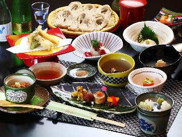【1泊2食付】《現地現金決済限定》　～宿坊の絶品おもてなし～蕎麦懐石料理で大満足♪