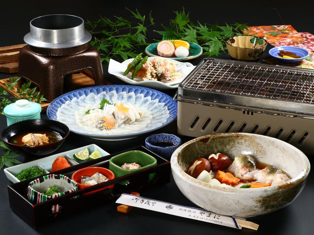 ★ふぐ特別プラン★『焼きふぐ会席』郷土料理「ふぐの魚醤焼き」を味わ...