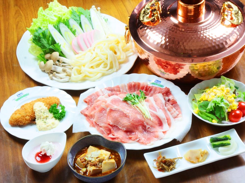 【グレードアップ】数量限定！新潟ブランド『越後もち豚』しゃぶ鍋！2食付■格安リフト券手配可