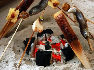 【湯西川名物　鹿鍋】栄養豊富な自然からの贈り物、ジビエ鍋に舌鼓♪貸切露天風呂で心も身体もポカポカ！