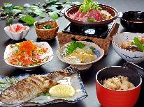 【ぶた肉陶板焼き／2食付】品数少なめ★たまには国産豚肉もイイね！自家製タレで召し上がれ♪【HP限定特典付】《お食事処》