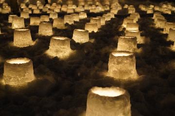 【冬季限定】雪国ならではの体験☆雪灯ろう作りができちゃう♪【１泊２食付】