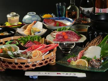 海幸とお肉のコラボレーション【新鮮海の幸×しゃぶしゃぶ】◆磯コース◆〔1泊2食付〕
