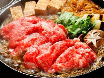 当館人気NO1！旬の野菜が並ぶ＜すき焼き膳＞に大満足♪【1泊2食】
