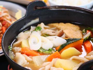 【ベストレート保証】溶岩焼き×ほうとう◆Ｗ人気料理を味わえるアツアツ♪プラン[1泊2食付]