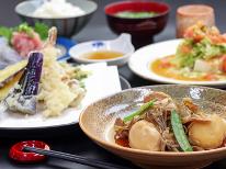 【夕食付き】ボリューム満点の日替わり定食を召し上がれ♪朝食不要・早朝出発の方も安心な夕食のみプラン☆