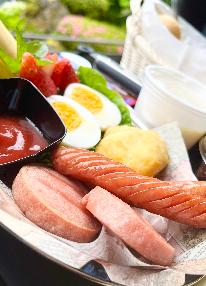 ◆朝食付◆食材持ち込みOK♪～ログハウス・コテージ共通～