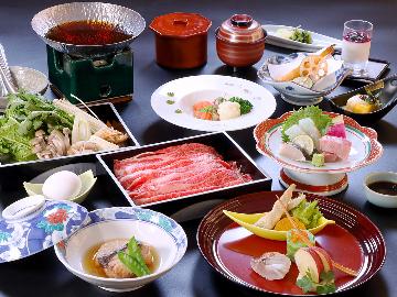◆山形を味わうグレードアップ◆贅沢「山形牛のすき焼き」コースを愉しむ、ご褒美旅♪