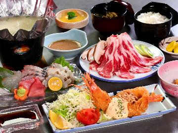 【定番☆ゆり野会席】当館人気！旬の徳島を味わう♪観光＆1人旅歓迎＜2食付＞