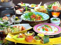 ＜GW限定＞【選べるメイン　あわびorキンキ】松川浦の旬食材をいただく！花コースプラン